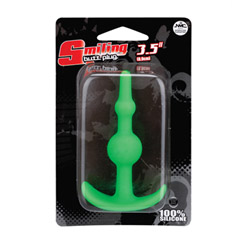 Smiling butt plug green View #2