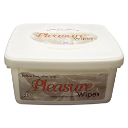 Pleasure wipes tub