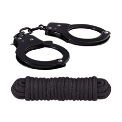 Sinful metal cuffs with keys and rope reviews