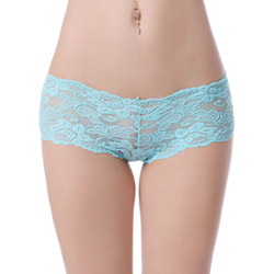 Aqua lace panty