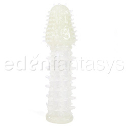Glow silicone penis extension