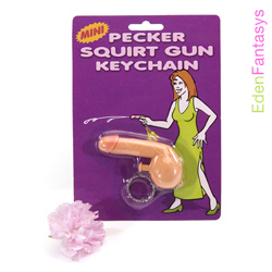 Pecker squirt gun keychain View #1
