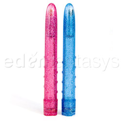 Glitter joystick massager