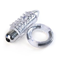 Vibrating Support Plus pleasure point ring