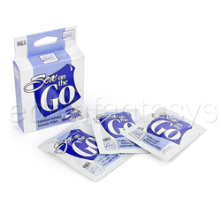 Sex on the go lubricated intimate wipes