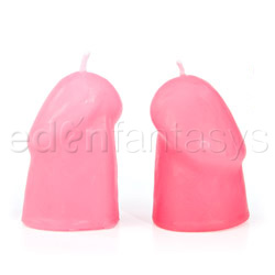 Pink penis party candles View #1