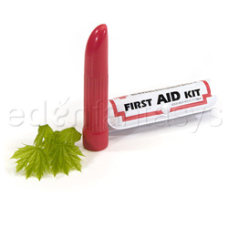 First aid pouch with vibe