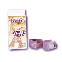 Ankle cuffs-lav leather View #1