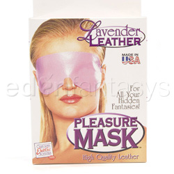 Pleasure mask - lav leather View #2