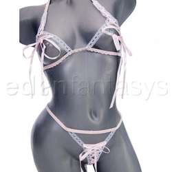 Erotique ribbon and lace bra set reviews