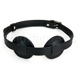 Padded easy eyes leather blindfold