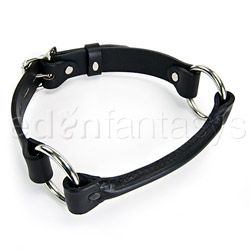 Handcrafted leather bit gag