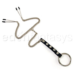 Y-Style nipple clamps and cock ring chain reviews