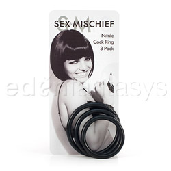 Sex and Mischief nitrile cock rings reviews