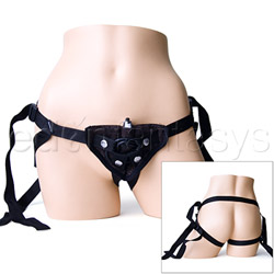 Vibrating velvet harness