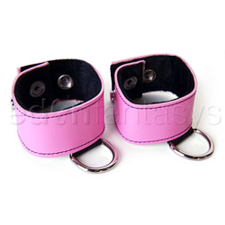 Blush wrist cuffs