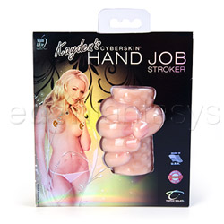 Kayden's cyberskin hand job stroker