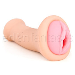 Cyberskin pink lips stroker - Vagina realística