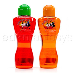 Wet heating massage lotion