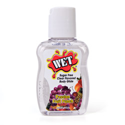 Flavored gel lubricant