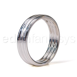 Silver ribbed cock ring reviews