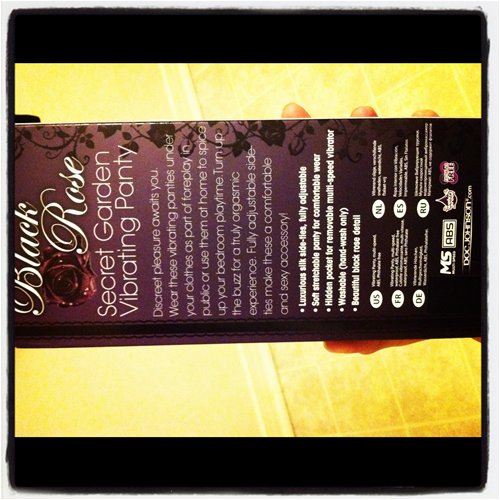 Box back with product information.