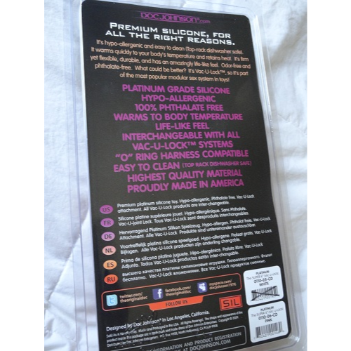 back of package