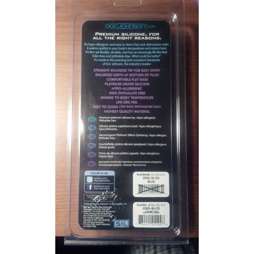 Back of packaging