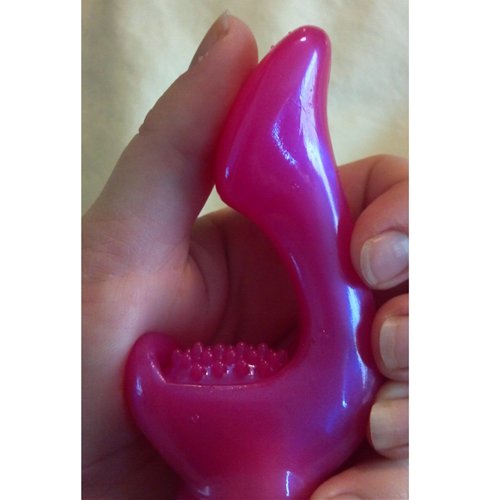 Like a thick finger with an over-sized finger pad.