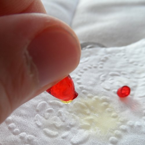 Squeezing the ampule
