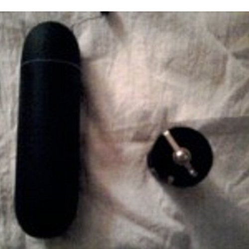 Top view of battery compartment next to bullet