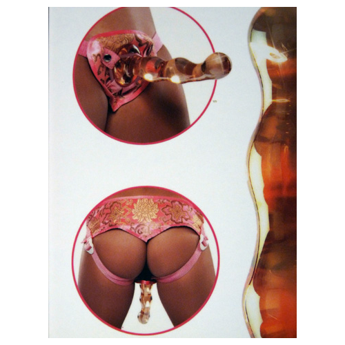 Closeup of back of harness