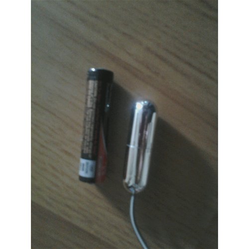 Size of the bullet comparied to a AAA battery