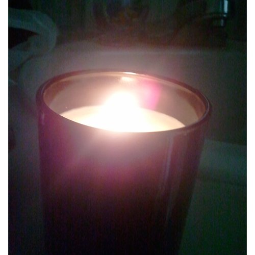 candle in the dark