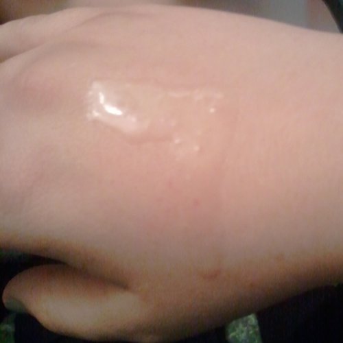 on my hand for 30 seconds