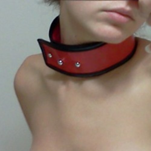 collar on neck