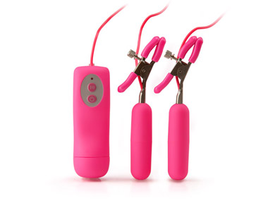 Sweet vibrating nipple clamps