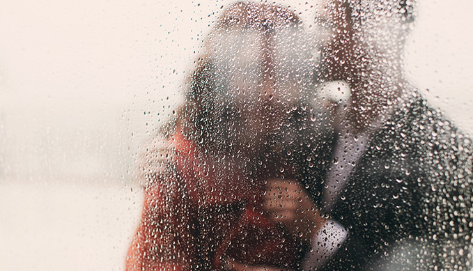 3. The scene in the rain