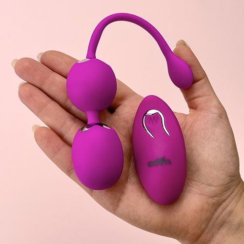 Quiver vibrating spheres - remote control egg vibrator