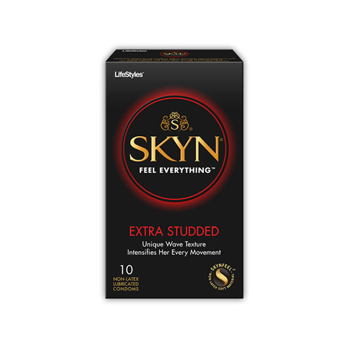 LifeStyles skyn extra studded 10 pack - condom kit discontinued