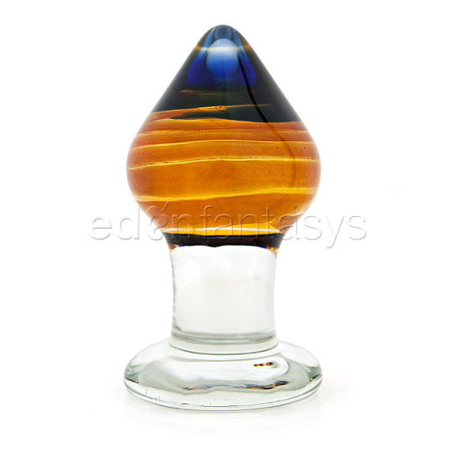 large glass anal plugs Molten Wide Glass Butt Plug main image 0