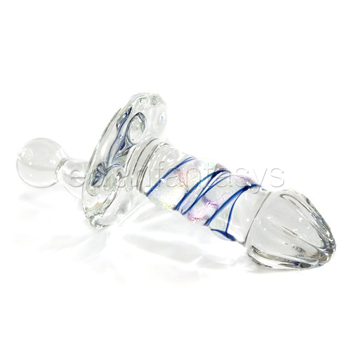 Dichroic juicer with rotator plate glass dildo