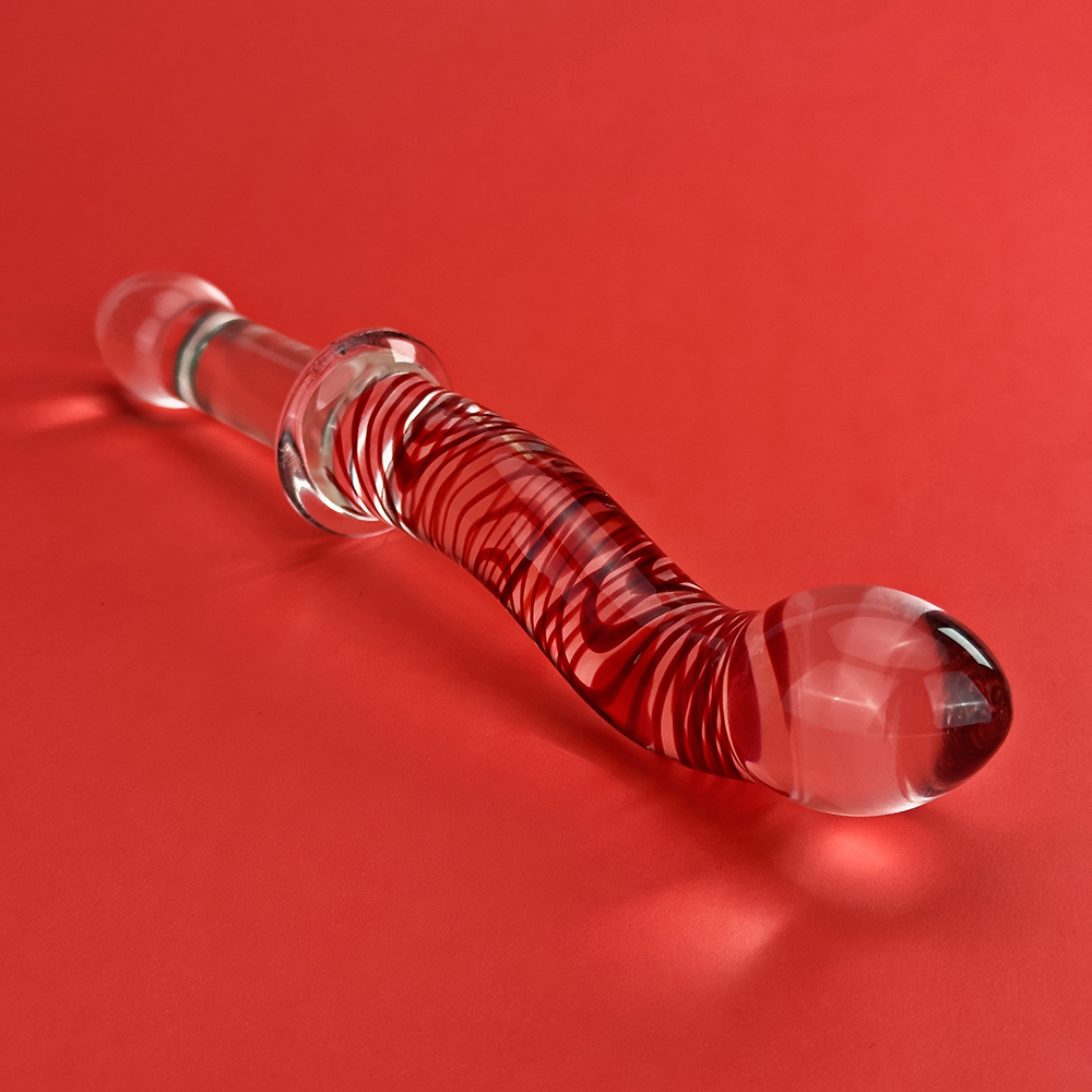 G-spot cherry swirl - Glass dildos | Review by PolyLove