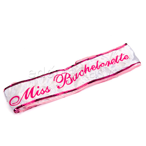 Product: Flashing miss bachelorette sash