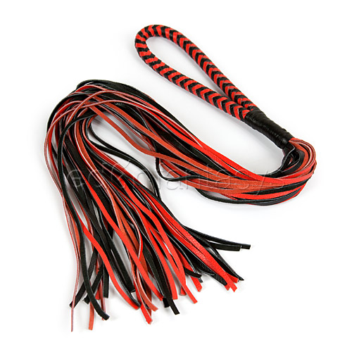 Product: Calf leather two tone flogger