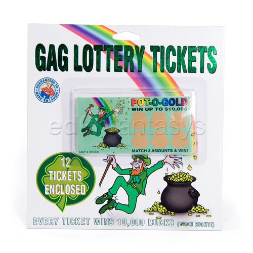Product: Gag lottery tickets