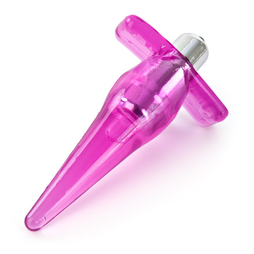 mini anal vibrator Kinetic Thumping 7X Large Anal Plug Black Thump It! main image 0