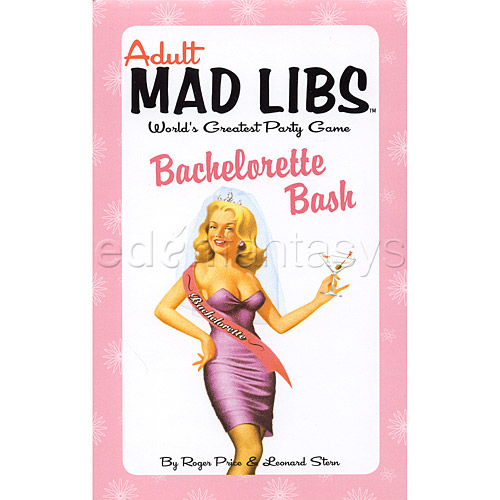 Adult Mad Libs Bachelorette Bash - book discontinued