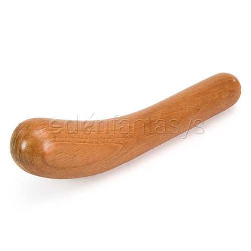Handcrafted wooden dildo #197 - g-spot dildo