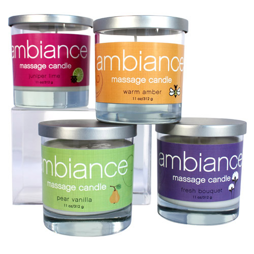 Ambiance massage candle - scented massage candle discontinued